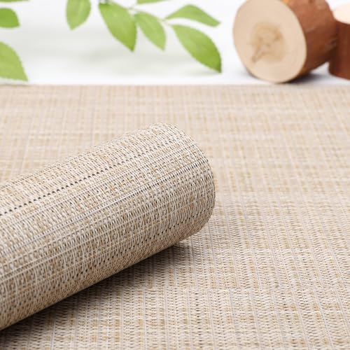 Myir JUN Placemats Set of 4 Kitchen and Dining Table Placemats - color: Beige, size: Set of 4