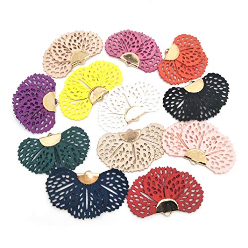 100Pcs Suede Handmade Mini Tassels, Colorful Earring Tassels Assorted Colors (31) - color: 31