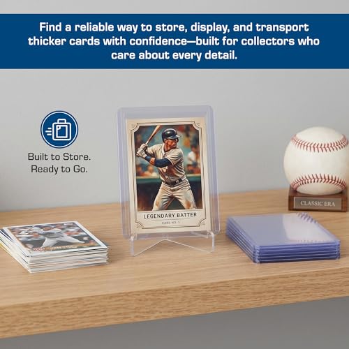 BCW 59 Pt Thick Card Topload Holders for Trading Cards, Clear, 25 Count - color: 59 Pt. / 1.5 Mm