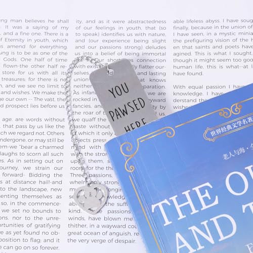 Cute Cat Bookmark, Reading Lover Gift Zinc Alloy Bookmarks for Women - style: Silver Smile Cat