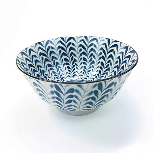 Japanese Mino Ware Chawan 5.0 inches Rice Bowls 5 patterns with Gift Box set, ceramic mino yaki
