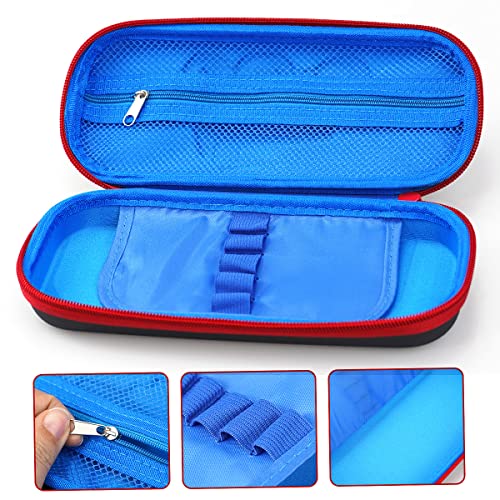 3D Car Pencil Case for Kids Boys, Waterproof Pencil Box with Compartments Pen Pouch (Black) - color: Car