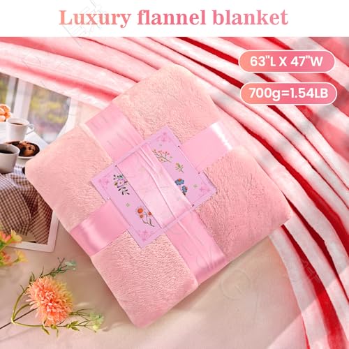 Gifts for Women,Spa Gift Sets,Birthday Gift Baskets,Blanket,Candle,Mugs