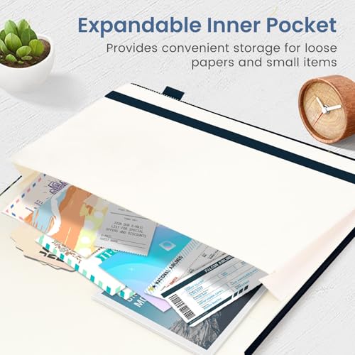 Taja Aesthetic Lined Journal for Women, Pretty Notebooks for Work & Study - color: D-Garden of Whimsy