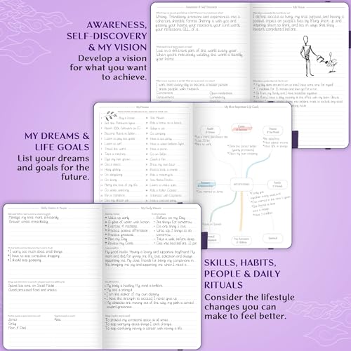 Legend Undated Hourly Planner, A5 Appointment Book Schedule, Purple - color: Purple