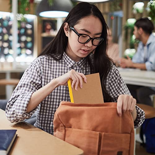 EOOUT 40 Pack A5 Kraft Notebooks Bulk, Lined Journals Bulk Colors with Rainbow Spine, 60 Pages for Kids Writing, Travel, Students - color: Rainbow, style: Lined-40pack