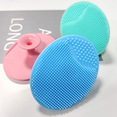 Baby Bath Brush, Baby Cradle Cap Brush, Silicone Massage Brush, Silicone Scrubbers Exfoliator Brush, Skin Scrubber Baby Essential for Dry Skin, Cradle Cap and Eczema (Small-4PCS) - color: Small - 4pcs