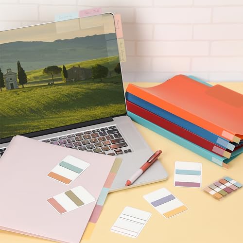 Mr. Pen- Sticky Index Tabs, 500 Pcs, 21 Sets, Vintage - color: Vintage