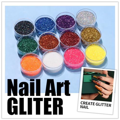 Teenitor Nail Art Brushes Nail Art Tools, Nail Brushes for Nail Art Kit with Nail Stickers, Nail Design Tools Nail Design Brushes Nail Gems, Nail Stuff Dotting Tools Nail Art Stickers Nail Supplies