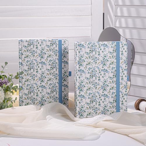 TIEFOSSI Dotted Journal for Women, A5 Dotted Grid Notebook for Writing - color: Blue, size: Dotted