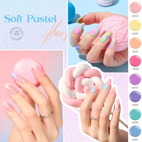 Beetles Gel Liner Nail Art Polish Set 50 Colors Reflective Gold Glitter - color: B-Festive Sparkle