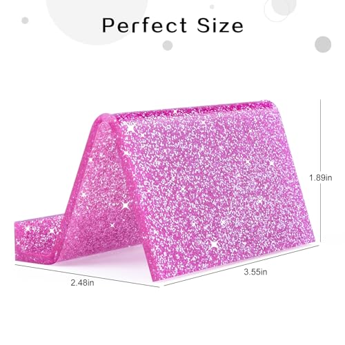 Rouidr 3 Pack Business Card Holder for Desk, Color - color: Color 3pcs