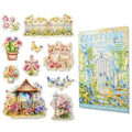 TIAMECH Glazed Tile House East Hedge Garden Sticker Book - color: East Hedge Garden