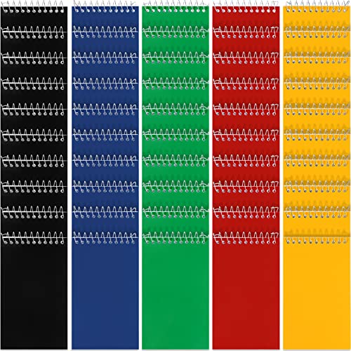 Teling 150 Pcs Pocket Notebooks Bulk Small Spiral Memo Pads 3x5'' Note Pads - color: Bright Colors, size: Lined