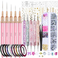 FANDAMEI Nail Striping Tape, Nail Tape For Nail Art,Nail Art Kit,Nail Stuff