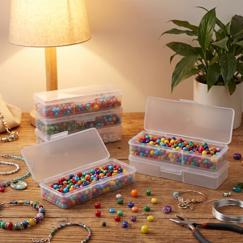 2 Pc Plastic Storage Personal Box,Nail Organizer Empty Manicure Tool
