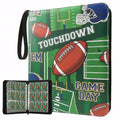 Card Binder 9 Pocket, TouchDown Football, 900 Cards, PU Leather - color: TouchDown Football