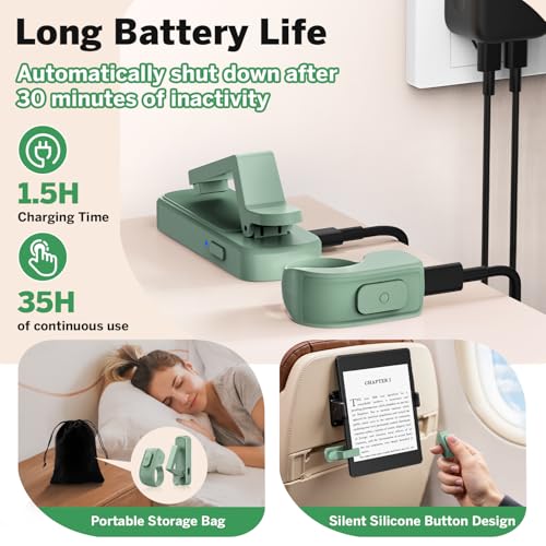 Page Turner Ring for Kindle,Remote Control for iPhone iPad Tablets eReaders - color: Green