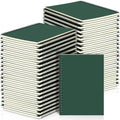 Yahenda 72 Pcs Spiral Notebooks, 1 Subject, Wide Ruled, Deep Green - color: Dark Green