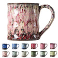 Raspberry Cream Ceramic Mug, 15oz Reactive Glaze Coffee Mug, Gift for Her - color: 15oz - Raspberry Cream · NURTURE