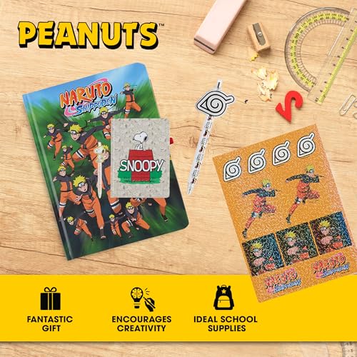 Peanuts Kids Stationary Set for Girls and Boys, Journal Kit with Pen - color: Peanuts