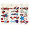 15 piece set of girls' and ladies' hair clips, sweet and fashionable hair clip set, pearl acrylic resin hair accessories, suitable as gifts for girls and ladies (Burgundy) - color: Burgundy