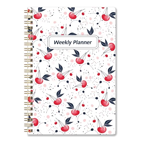Undated Weekly Planner with To-Do List & Habit Tracker, 5.7" x 8" - color: White-01