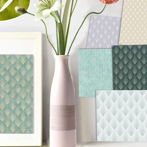 12"X12" Scrapbook Paper, 24 Sheets Double-Sided Dusty Boho Patterned Paper - color: Boho2