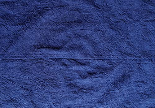 Indian Ethnic Cotton Blue Mirror Embroidered Cushion Cover Throw Pillow Cases Decorative Pillows Cover Boho 16x16 Inches - color: Blue