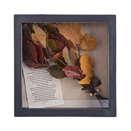 Freezing point Shadow Box Frame 10x10 Shadow Box Display Case Picture Frame with Linen Back Memorabilia Awards Medals Storage Wedding Flower Memory Box for Keepsake Black Large Deep Pin Board - color: Black, size: 10×10