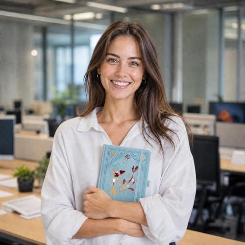 TIEFOSSI A5 Lined Journal Notebook 316 Pages for Women & Men - color: Light Blue, size: A5-Lined