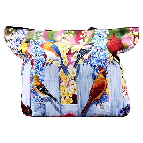 Beach Tote Bags Travel Shopping Bag With Zippered for Women - color: Sb-6068