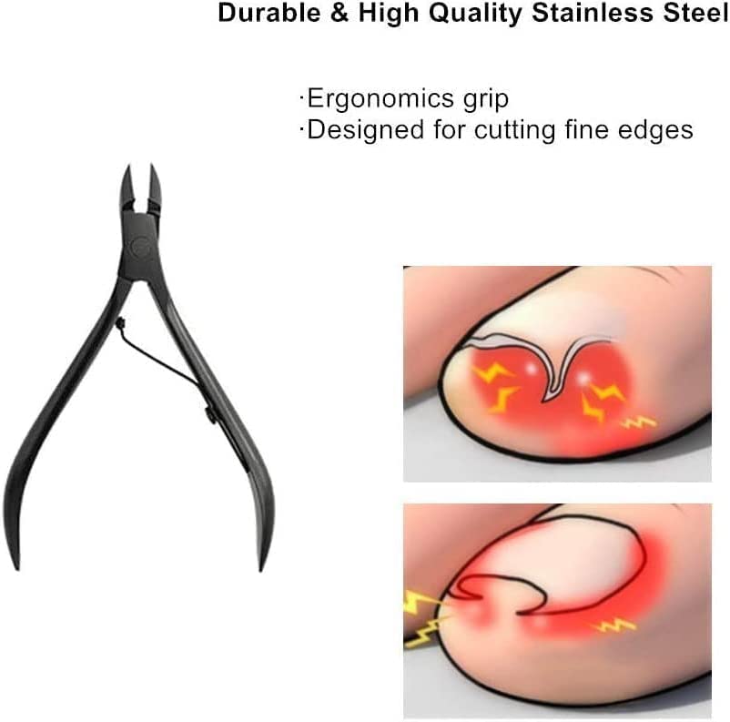 36 in 1 Pedicure Kit, Stainless Steel Foot Care Kit with Foot File - style: Black&Pink