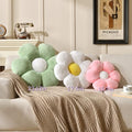 Flower Pillow,15.7In Cute Daisy Pillow Pink Throw Pillows - color: Pink, size: 15.7in