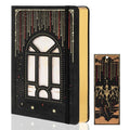 TIEFOSSI A5 Lined Journal for Women & Men, 100 GSM Thick Paper - color: Black, size: Lined