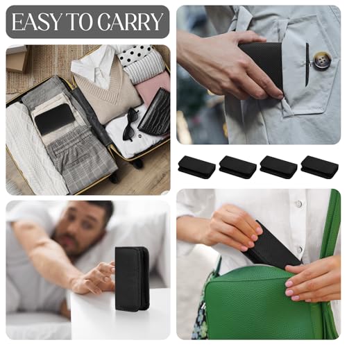 Coume 24 Sets Mini Manicure Kit for Women Men Nail Clippers, Black - color: Black