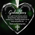 Godmother Proposal Gift - Godmother Gift - Will You be My Godmother - Godmother Gifts for Christmas, Godmother Gifts from Godchild, Godmother Gifts from Godchild - Christmas Ornament 2025 (Godmother)
