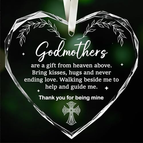 Godmother Proposal Gift - Godmother Gift - Will You be My Godmother - Godmother Gifts for Christmas, Godmother Gifts from Godchild, Godmother Gifts from Godchild - Christmas Ornament 2025 (Godmother)