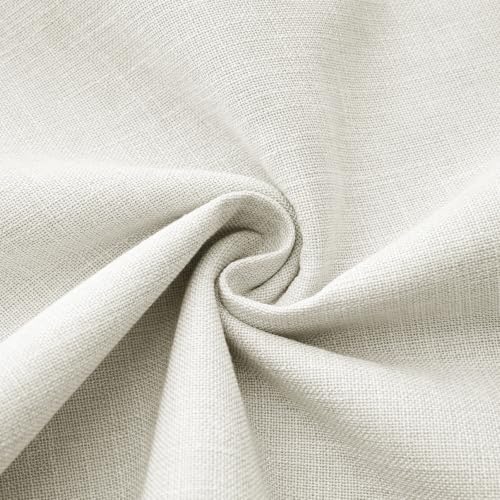 MIULEE Pack of 2 Decorative Linen Burlap Pillow Covers Farmhouse Boho Accent Pillowcases Modern Home Decor for Couch Sofa Bedroom Living Room 18x18 Inch Gray White - color: Gray White, size: 18" x 18" (Pack of 2)
