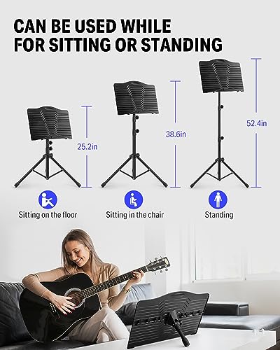 Donner DMS-1 Sheet Music Stand with Light & Carrying Bag