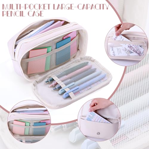 XKDOUS 40 Bible Study Kit, Journaling Supplies for Women with Case, Pink - color: Pink