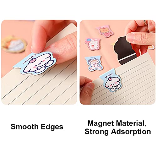 24PCS Cute Magnetic Bookmarks,Cartoon Animals Book Mark for Kids, Women