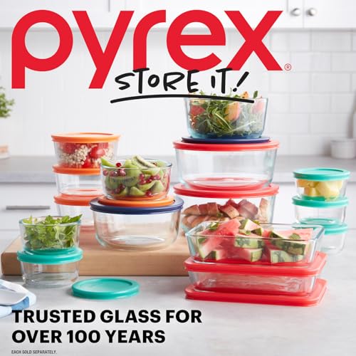 Pyrex Simply Store (7-Pack) Glass Food Storage Containers Set - size: 7 Pack (Medium)