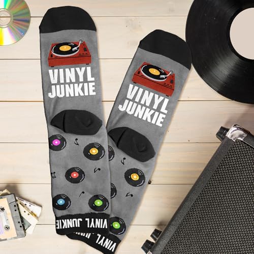Kpop Merch - Unique Kpop Gifts for Girl, Teen - Cute Korean Socks - Christmas Gifts, Stocking Stuffers for Women - color: Record48