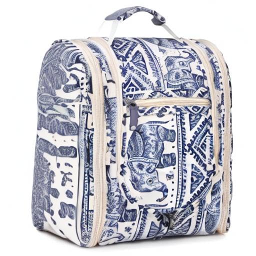 Narwey Hanging Travel Toiletry Bag for Women, Cosmetic Makeup Bag - color: B-Elephant, size: Medium