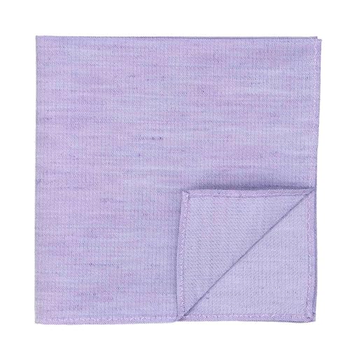 tiemart Regent Morris Neckwear Silk/Linen Pocket Square - color: Purple Regency