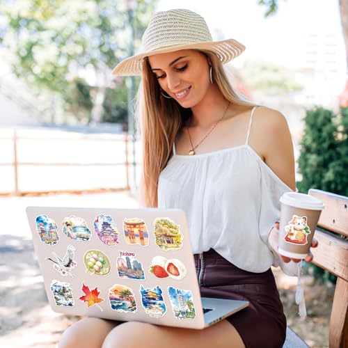 100PCS Japanese Stickers, Waterproof Japan Travel Stickers