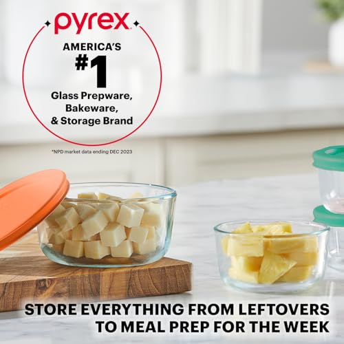 Pyrex Simply Store (8-Pack) Small Glass Food Storage Containers Set - size: 8 Pack (Small)