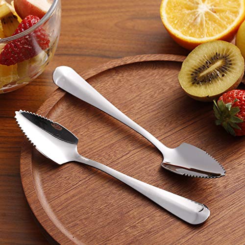 Grapefruit Spoons and Grapefruit Knife, Serrated Spoons Utensils Tool Set