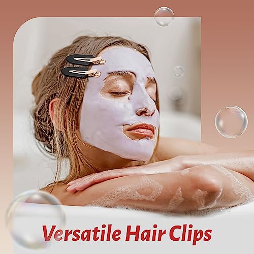 YIERSO 8 Pcs No Bend Hair Clips No Crease Makeup Duckbill Clip for Women